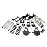 BELLTECH 672SP LOWERING KITS  Front And Rear Complete Kit W/ Street Performance Shocks 2001-2006 Chevrolet Silverado/Sierra (Ext Cab) 4 in. or 5 in. F/6 in. or 7 in. R drop W/ Street Performance Shocks