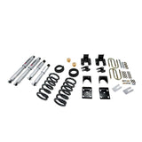 BELLTECH 673SP LOWERING KITS  Front And Rear Complete Kit W/ Street Performance Shocks 2004-2006 Chevrolet Silverado/Sierra (Crew Cab 4DR) 3 in. F/4 in. or 5 in. R drop W/ Street Performance Shocks