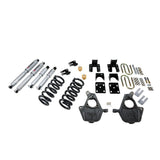 BELLTECH 674SP LOWERING KITS  Front And Rear Complete Kit W/ Street Performance Shocks 2004-2006 Chevrolet Silverado/Sierra (Crew Cab 4DR) 3 in. F/4 in. or 5 in. R drop W/ Street Performance Shocks