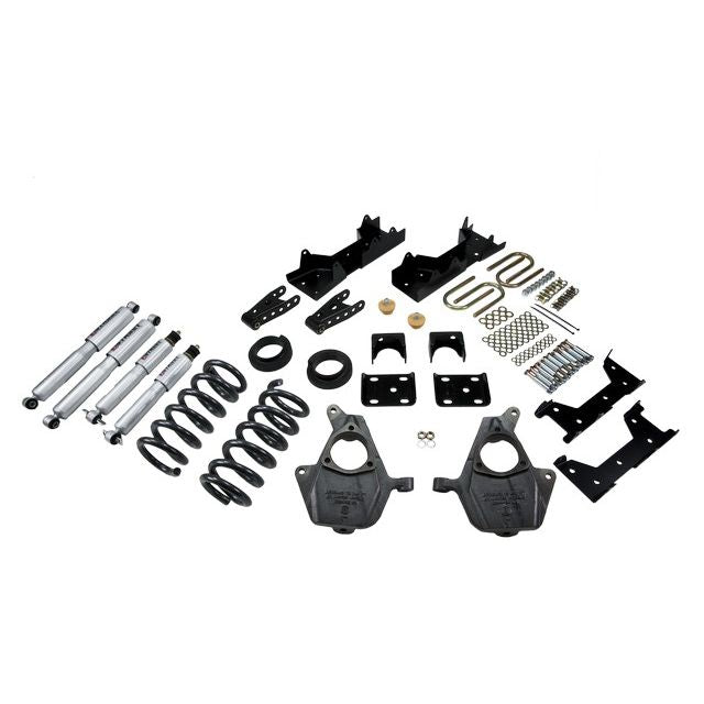 BELLTECH 676SP LOWERING KITS  Front And Rear Complete Kit W/ Street Performance Shocks 2004-2006 Chevrolet Silverado/Sierra (Crew Cab 4DR) 4 in. or 5 in. F/6 in. or 7 in. R drop W/ Street Performance Shocks