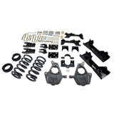 BELLTECH 681 LOWERING KITS  Front And Rear Complete Kit W/O Shocks 1999-2000 Chevrolet Silverado/Sierra (Ext Cab) 4 in. or 5 in. F/6 in. or 7 in. R drop W/O Shocks