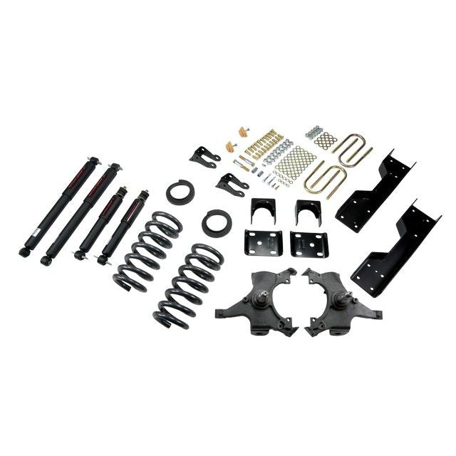 BELLTECH 688ND LOWERING KITS  Front And Rear Complete Kit W/ Nitro Drop 2 Shocks 1992-1998 Chevrolet Silverado/Sierra C1500 (Std Cab, ext 454 SS) 4 in. or 5 in. F/6 in. R drop W/ Nitro Drop II Shocks