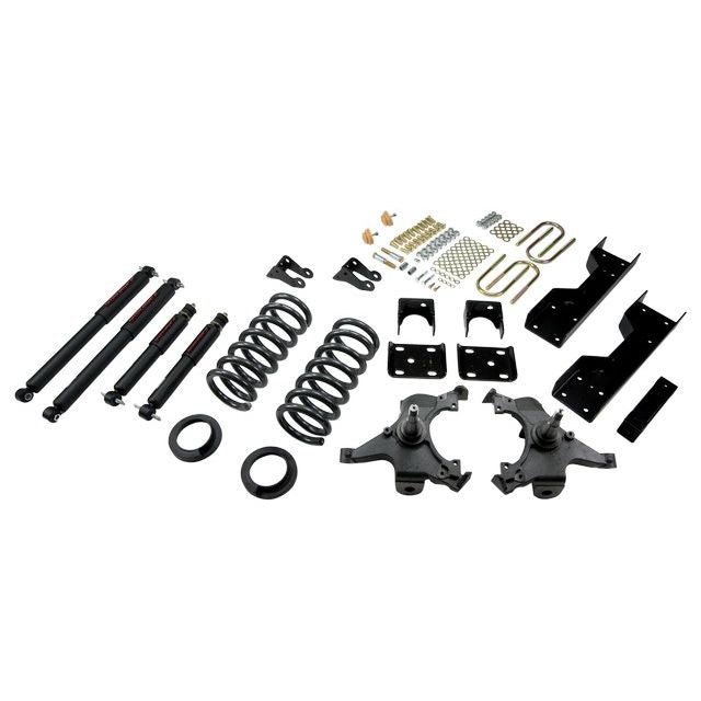 BELLTECH 693ND LOWERING KITS  Front And Rear Complete Kit W/ Nitro Drop 2 Shocks 1988-1998 Chevrolet Silverado/Sierra C1500 (Ext Cab) 4 in. or 5 in. F/6 in. R drop W/ Nitro Drop II Shocks