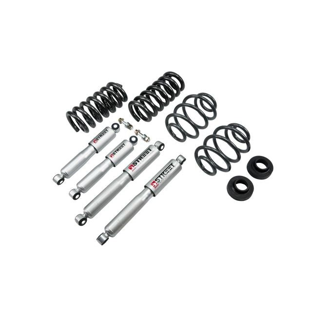 BELLTECH 710SP LOWERING KITS  Front And Rear Complete Kit W/ Street Performance Shocks 1963-1972 Chevrolet C10 2 in. F/3 in. or 4 in. R drop W/ Street Performance Shocks