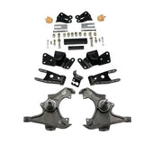 BELLTECH 716 LOWERING KITS  Front And Rear Complete Kit W/O Shocks 1997-2000 Chevrolet Silverado/Sierra 3/4 Ton & 1 Ton (Crew Cab/Dually) 3 in. F/4 in. R drop W/O Shocks