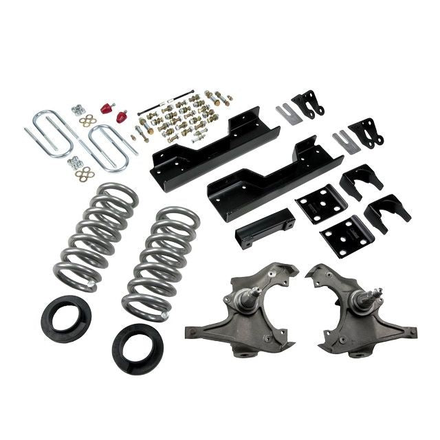 BELLTECH 717 LOWERING KITS  Front And Rear Complete Kit W/O Shocks 1997-2000 Chevrolet Silverado/Sierra 3/4 Ton & 1 Ton (Ext, Crew Cab/Dually) 4 in. or 5 in. F/8 in. R drop W/O Shocks