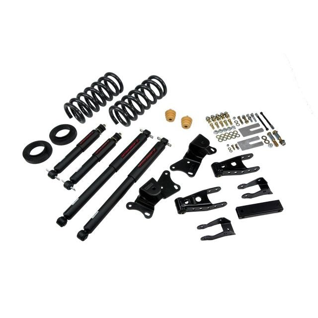 BELLTECH 720ND LOWERING KITS  Front And Rear Complete Kit W/ Nitro Drop 2 Shocks 1989-1996 Chevrolet Silverado/Sierra 3/4 Ton & 1 Ton (Ext/Crew Cab) 1 in. or 2 in. F/4 in. R drop W/ Nitro Drop II Shocks