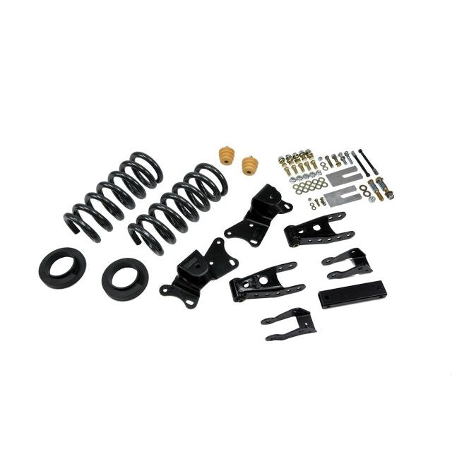 BELLTECH 720 LOWERING KITS  Front And Rear Complete Kit W/O Shocks 1990-1996 Chevrolet Silverado/Sierra 3/4 Ton & 1 Ton (Ext/Crew Cab) 1 in. or 2 in. F/4 in. R drop W/O Shocks