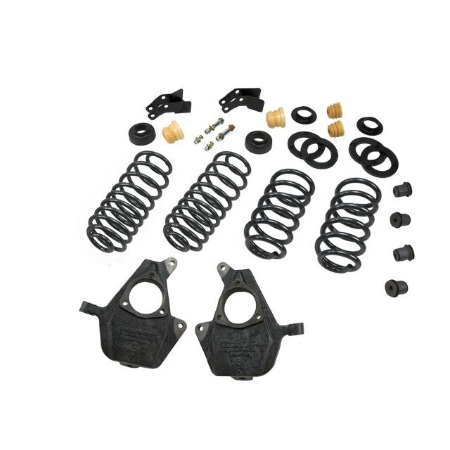 BELLTECH 733 LOWERING KITS  Front And Rear Complete Kit W/O Shocks 2007-2014 Chevrolet Tahoe/Suburban/Avalanche/Yukon (2WD/4WD) 3 in. or 4 in. F/3 in. or 4 in. R drop W/O Shocks