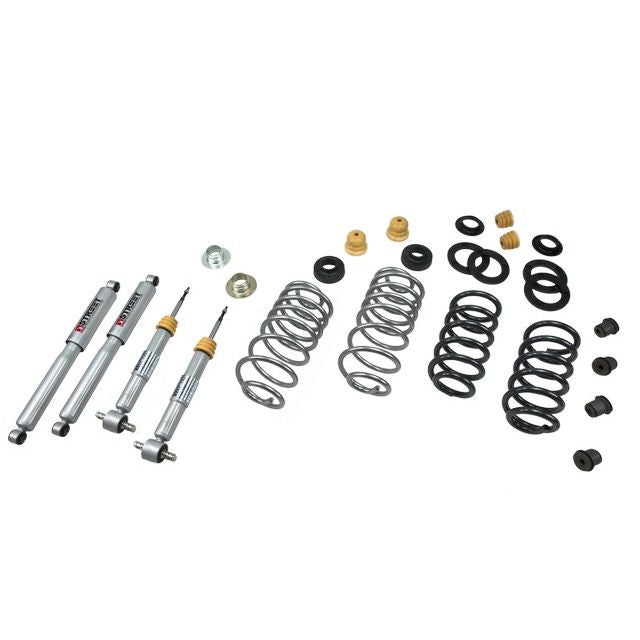 BELLTECH 734SP LOWERING KITS  Front And Rear Complete Kit W/ Street Performance Shocks 2007-2014 Chevrolet Tahoe/Suburban/Yukon (w/out Factory Autoride, 2WD/4WD) 1 in. or 2 in. F/3 in. or 4 in. R drop W/ Street Performance Shocks