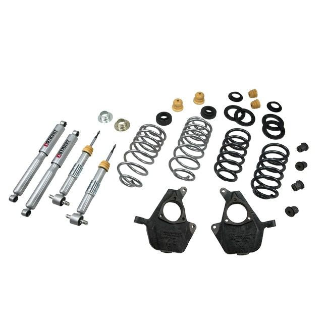 BELLTECH 736SP LOWERING KITS  Front And Rear Complete Kit W/ Street Performance Shocks 2007-2014 Chevrolet Tahoe/Suburban/Yukon (w/out Factory Autoride, 2WD) 3 in. or 4 in. F/3 in. or 4 in. R drop W/ Street Performance Shocks