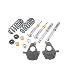 BELLTECH 747SP LOWERING KITS  Front And Rear Complete Kit W/ Street Performance Shocks 2007-2014 Chevrolet Avalanche (w/out Factory Autoride 2WD/4WD) 2 in. F/ 2 in. or 3 in. R drop W/ Street Performance Shocks