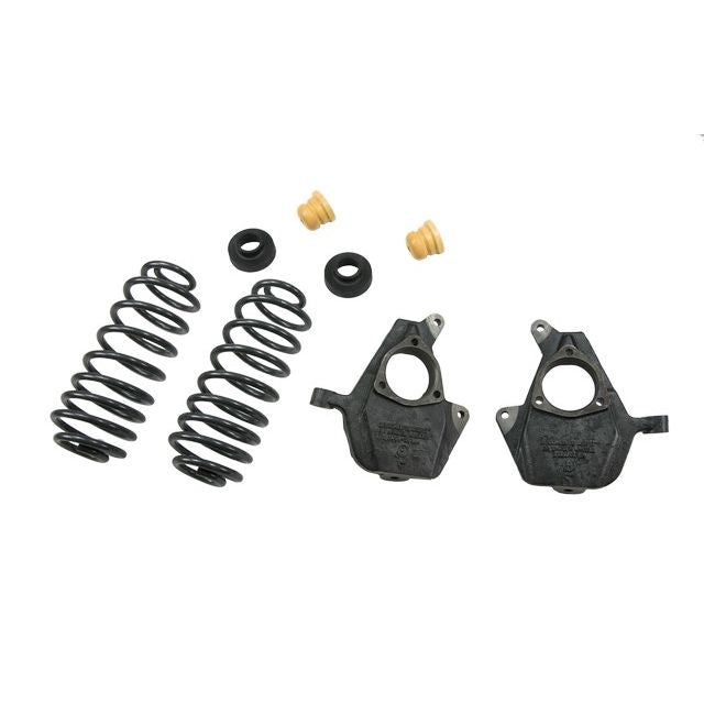 BELLTECH 747 LOWERING KITS  Front And Rear Complete Kit W/O Shocks 2007-2014 Chevrolet Avalanche (w/out Factory Autoride 2WD/4WD) 2 in. F/ 2 in. or 3 in. R drop W/O Shocks