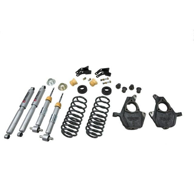 BELLTECH 753SP LOWERING KITS  Front And Rear Complete Kit W/ Street Performance Shocks 2007-2014 Chevrolet Tahoe/Suburban/Yukon (w/out Factory Autoride, 2WD/4WD) 2 in. F/3 in. or 4 in. R drop W/ Street Performance Shocks