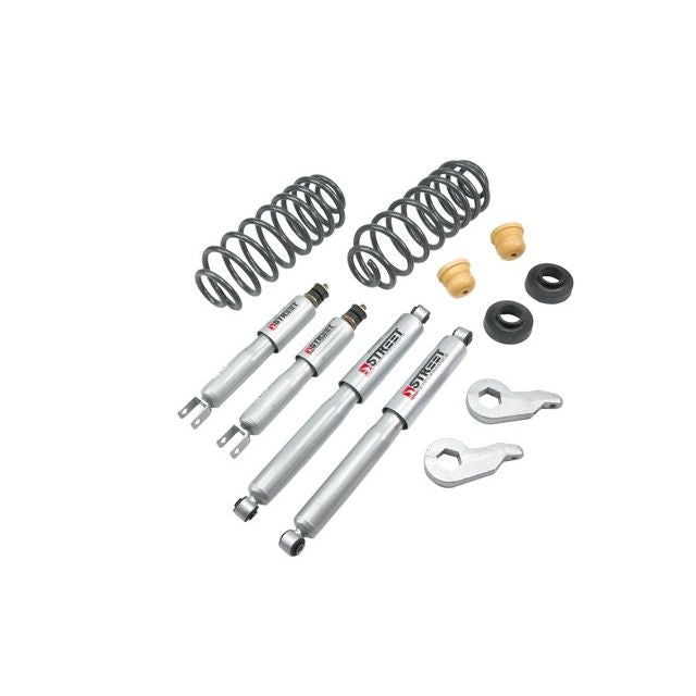 BELLTECH 760SP LOWERING KITS  Front And Rear Complete Kit W/ Street Performance Shocks 2000-2006 Chevrolet Tahoe/Suburban/Avalanche/Yukon (2WD/4WD) 1 in. or 2 in. F/1 in. or 2 in. R drop W/ Street Performance Shocks