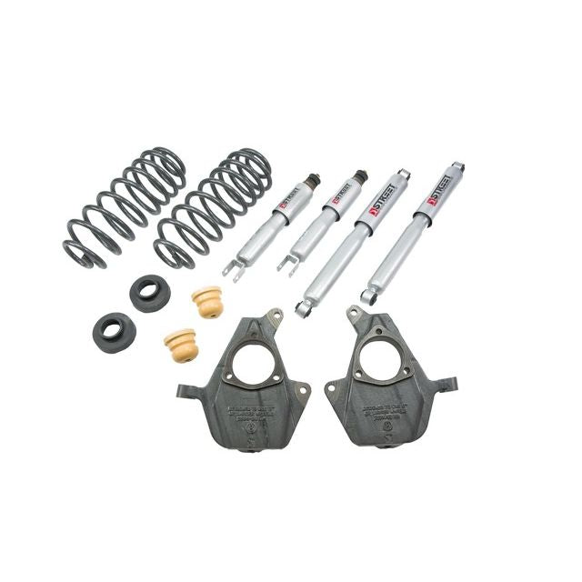 BELLTECH 761SP LOWERING KITS  Front And Rear Complete Kit W/ Street Performance Shocks 2000-2006 Chevrolet Avalanche (2WD/4WD) 2 in. F/2 in. or 3 in. R drop W/ Street Performance Shocks