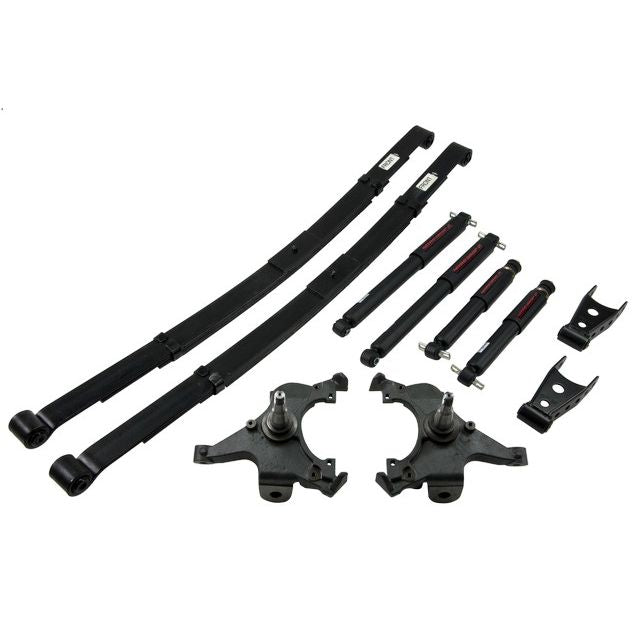 BELLTECH 782ND LOWERING KITS  Front And Rear Complete Kit W/ Nitro Drop 2 Shocks 1992-1999 Chevrolet Suburban (2WD) 2 in. F/4 in. R drop W/ Nitro Drop II Shocks