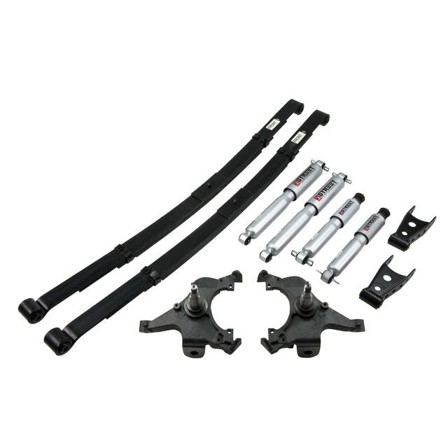 BELLTECH 782SP LOWERING KITS  Front And Rear Complete Kit W/ Street Performance Shocks 1992-1999 Chevrolet Suburban (2WD) 2 in. F/4 in. R drop W/ Street Performance Shocks