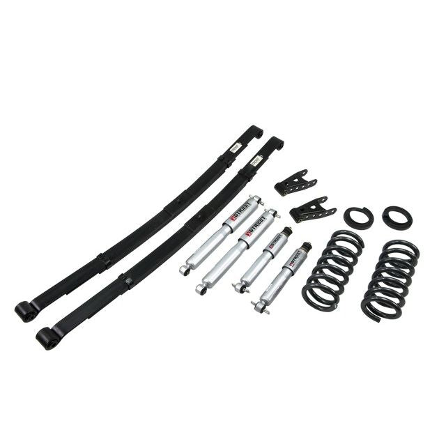 BELLTECH 783SP LOWERING KITS  Front And Rear Complete Kit W/ Street Performance Shocks 1992-1999 Chevrolet Suburban (2WD) 2 in. or 3 in. F/4 in. R drop W/ Street Performance Shocks