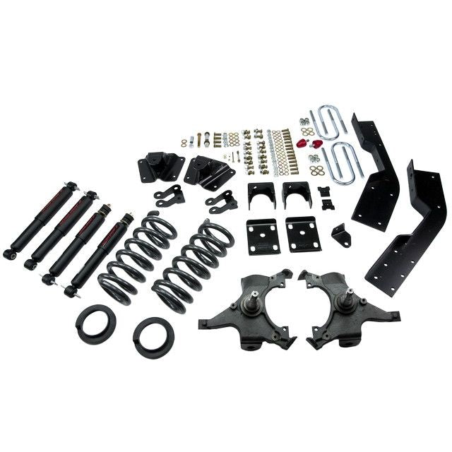 BELLTECH 784ND LOWERING KITS  Front And Rear Complete Kit W/ Nitro Drop 2 Shocks 1995-1999 Chevrolet Suburban (2WD) 4 in. or 5 in. F/7 in. R drop W/ Nitro Drop II Shocks