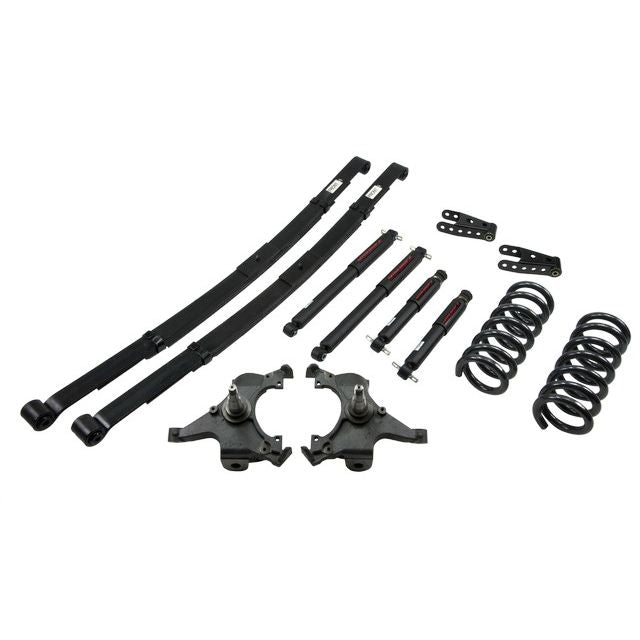 BELLTECH 786ND LOWERING KITS  Front And Rear Complete Kit W/ Nitro Drop 2 Shocks 1992-1998 Chevrolet Suburban (2WD, inc 3/4 Ton 6 Lug) 3 in. F/4 in. R drop W/ Nitro Drop II Shocks