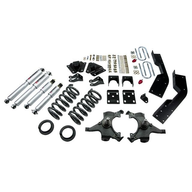 BELLTECH 787SP LOWERING KITS  Front And Rear Complete Kit W/ Street Performance Shocks 1992-1994 Chevrolet Suburban (2WD) 4 in. or 5 in. F/7 in. R drop W/ Street Performance Shocks