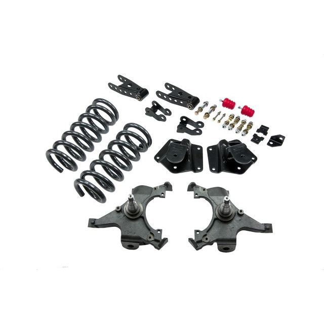 BELLTECH 792 LOWERING KITS  Front And Rear Complete Kit W/O Shocks 1995-1999 Chevrolet Tahoe/Yukon (4DR only) 3 in. F/4 in. R drop W/O Shocks