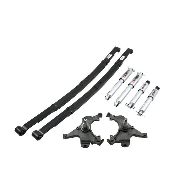 BELLTECH 798SP LOWERING KITS  Front And Rear Complete Kit W/ Street Performance Shocks 1995-1999 Chevrolet Suburban (2WD, 3/4 Ton) 2 in. F/3 in. R drop W/ Street Performance Shocks