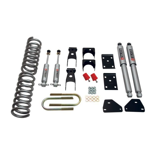 BELLTECH 810SP LOWERING KITS  Front And Rear Complete Kit W/ Street Performance Shocks 2006-2008 Dodge Ram 1500 ( Std/Quad Cab) 2 in. F/5 in. R drop W/ Street Performance Shocks