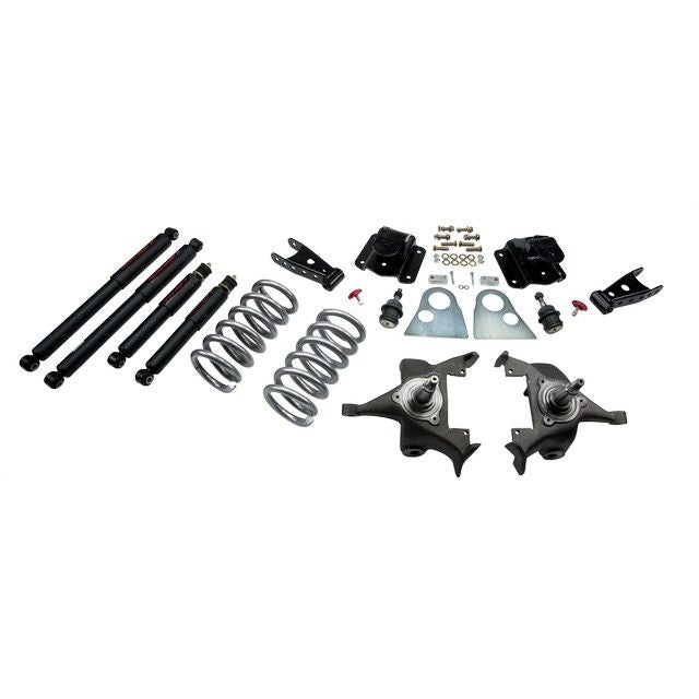 BELLTECH 815ND LOWERING KITS  Front And Rear Complete Kit W/ Nitro Drop 2 Shocks 1994-1999 Dodge Ram 1500 (Std Cab, V8, Auto Trans Only) 3 in. F/4 in. R drop W/ Nitro Drop II Shocks