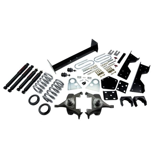 BELLTECH 816ND LOWERING KITS  Front And Rear Complete Kit W/ Nitro Drop 2 Shocks 1994-1999 Dodge Ram 1500 (Std Cab, V8, Auto Trans Only) 4 in. or 5 in. F/6 in. R drop W/ Nitro Drop II Shocks