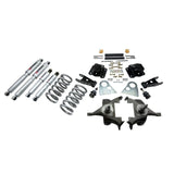 BELLTECH 820SP LOWERING KITS  Front And Rear Complete Kit W/ Street Performance Shocks 1994-1999 Dodge Ram 1500 (Ext Cab, V8, Auto Trans Only) 3 in. F/4 in. R drop W/ Street Performance Shocks