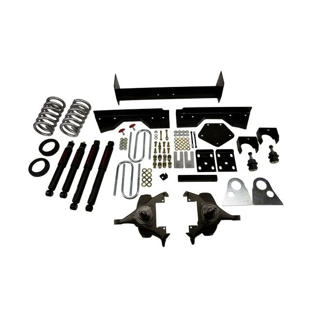 BELLTECH 821ND LOWERING KITS  Front And Rear Complete Kit W/ Nitro Drop 2 Shocks 1994-1999 Dodge Ram 1500 (Ext Cab, V8, Auto Trans Only) 4 in. or 5 in. F/6 in. R drop W/ Nitro Drop II Shocks