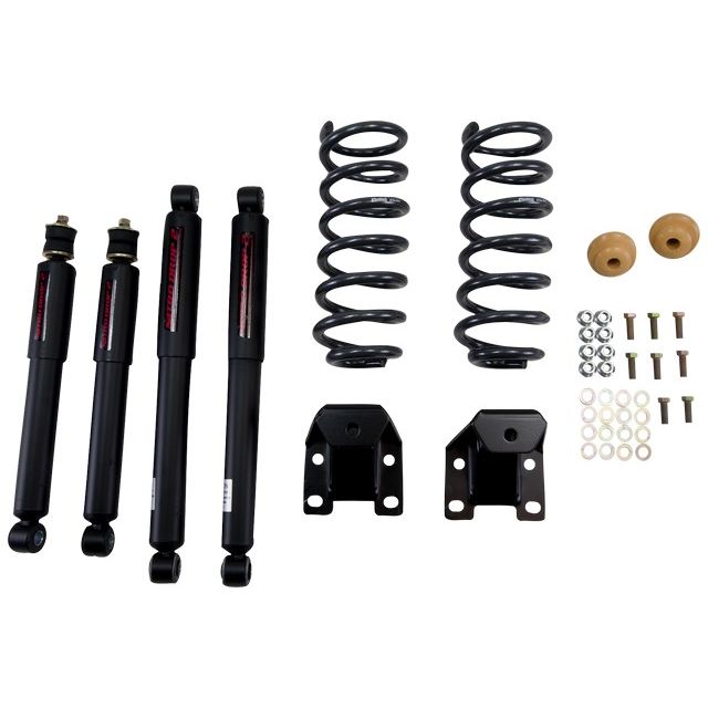 BELLTECH 901ND LOWERING KITS  Front And Rear Complete Kit W/ Nitro Drop 2 Shocks 1989-1997 Ford Ranger (Std/Ext Cab) 2 in. F/2 in. R drop W/ Nitro Drop II Shocks