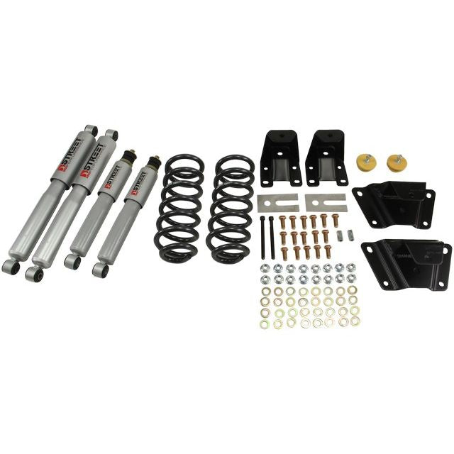 BELLTECH 902SP LOWERING KITS  Front And Rear Complete Kit W/ Street Performance Shocks 1989-1997 Ford Ranger (Std Cab) 2 in. F/4 in. R drop W/ Street Performance Shocks