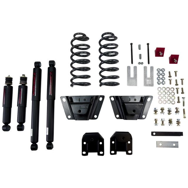 BELLTECH 904ND LOWERING KITS  Front And Rear Complete Kit W/ Nitro Drop 2 Shocks 1989-1997 Ford Ranger (Ext Cab) 2 in. F/4 in. R drop W/ Nitro Drop II Shocks