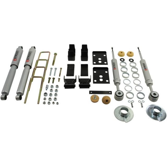 BELLTECH 914SP LOWERING KITS  Front And Rear Complete Kit W/ Street Performance Shocks 2004-2008 Ford F150 (2WD, (All Cabs)) +1 in. to 3 in. F/5 in. R drop W/ Street Performance Shocks