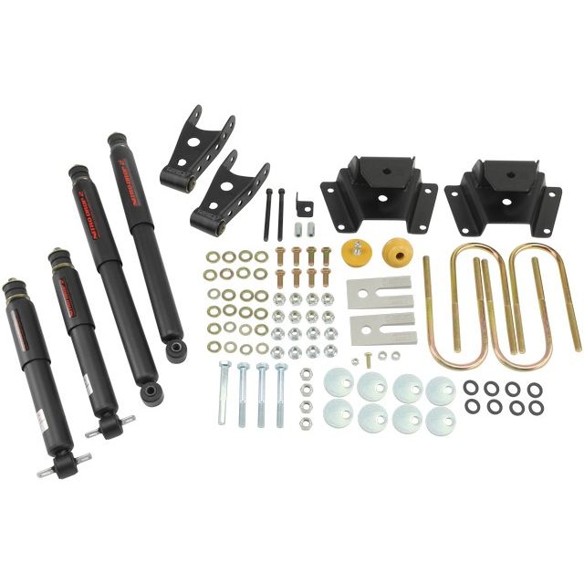 BELLTECH 923ND LOWERING KITS  Front And Rear Complete Kit W/ Nitro Drop 2 Shocks 1997-2003 Ford Harley Series 1 in. or 2 in. F/3 in. R drop W/ Nitro Drop II Shocks