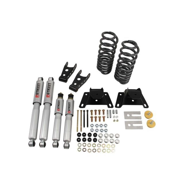 BELLTECH 924SP LOWERING KITS  Front And Rear Complete Kit W/ Street Performance Shocks 1987-1996 Ford F150 (Std Cab) 2 in. F/4 in. R drop W/ Street Performance Shocks