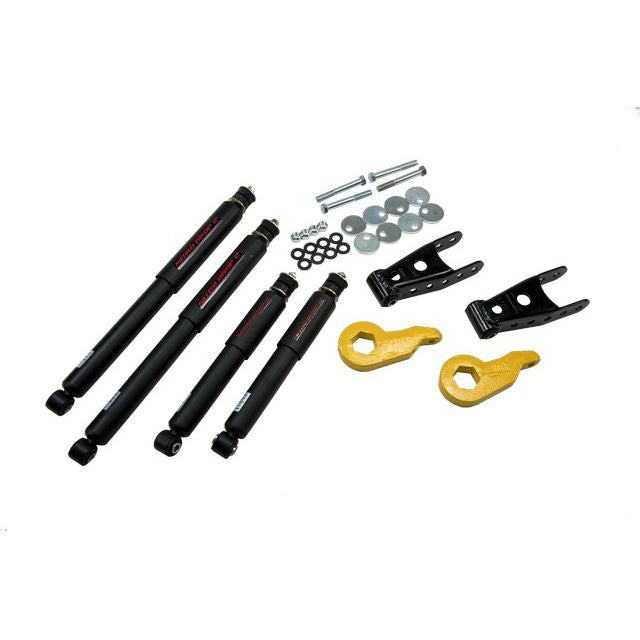 BELLTECH 936ND LOWERING KITS  Front And Rear Complete Kit W/ Nitro Drop 2 Shocks 1997-2003 Ford F150 ((All Cabs), 4WD) 1 in. or 3 in. F/2 in. R drop W/ Nitro Drop II Shocks