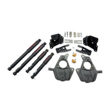 BELLTECH 948ND LOWERING KITS  Front And Rear Complete Kit W/ Nitro Drop 2 Shocks 1999-2000 Chevrolet Silverado/Sierra (Std Cab) 2 in. F/4 in. R drop W/ Nitro Drop II Shocks