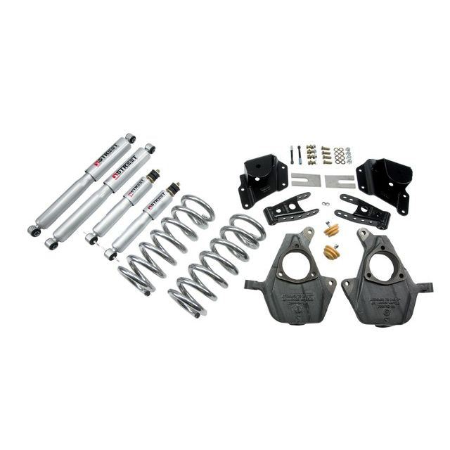 BELLTECH 949SP LOWERING KITS  Front And Rear Complete Kit W/ Street Performance Shocks 1999-2006 Chevrolet Silverado/Sierra (Std Cab) 3 in. F/4 in. R drop W/ Street Performance Shocks