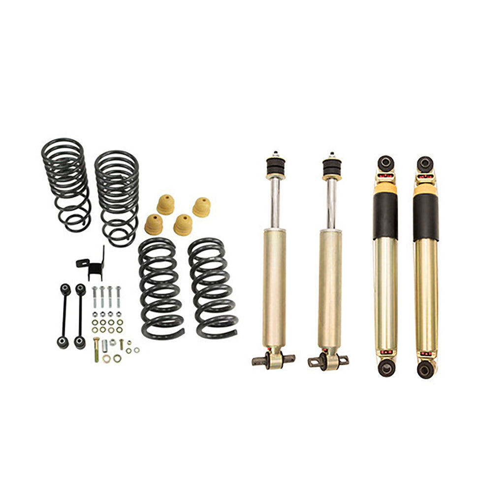 BELLTECH 963SPAC PERF COILOVER KIT + Complete Kit Inc. Damping Adjustable Street Performance Shocks 2009-2018 Dodge Ram Quad & Crew Cab Short bed, 2WD only