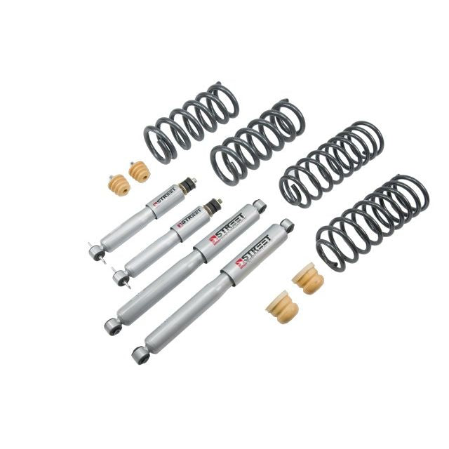 BELLTECH 964SP LOWERING KITS  Front And Rear Complete Kit W/ Street Performance Shocks 2009-2018 Dodge Ram 1500 (Std Cab) 2 in. F/4 in. R drop W/ Street Performance Shocks