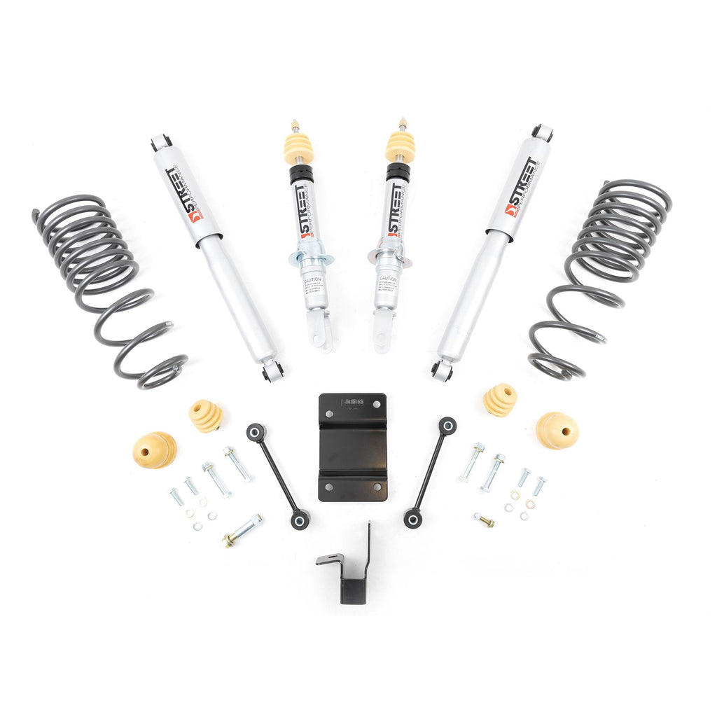 BELLTECH 965SP LOWERING KITS  Front And Rear Complete Kit W/ Street Performance Shocks 2009-2018 Dodge Ram 1500 (Quad/Crew Cab) 2 in. F/4 in. R drop W/ Street Performance Shocks