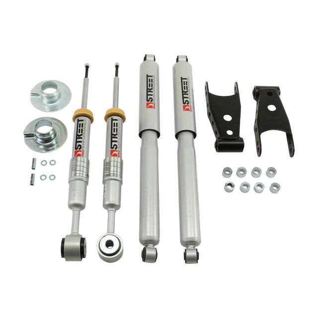 BELLTECH 978SP LOWERING KITS  Front And Rear Complete Kit W/ Street Performance Shocks 2009-2013 Ford F150 (All Cabs) 4wd +2 in. to -2 in. F/3 in. R drop W/ Street Performance Shocks