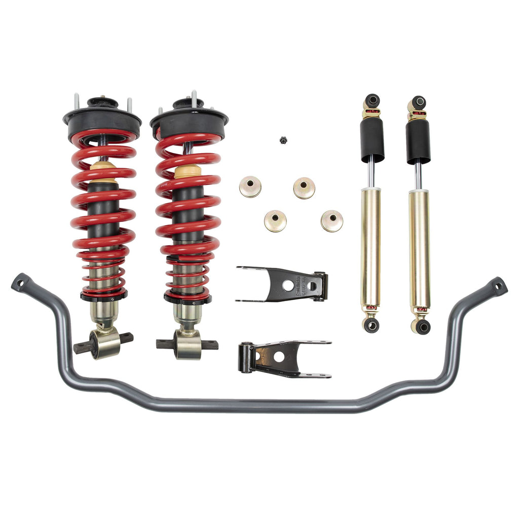 BELLTECH 985HKP PERF HNDLNG KIT PLUS Complete Kit Inc. Damping/Height Adjustable Front Coilovers & Front Sway Bar 2007-2018 Chevrolet Silverado/Sierra 1500 (All Cabs) Short Bed