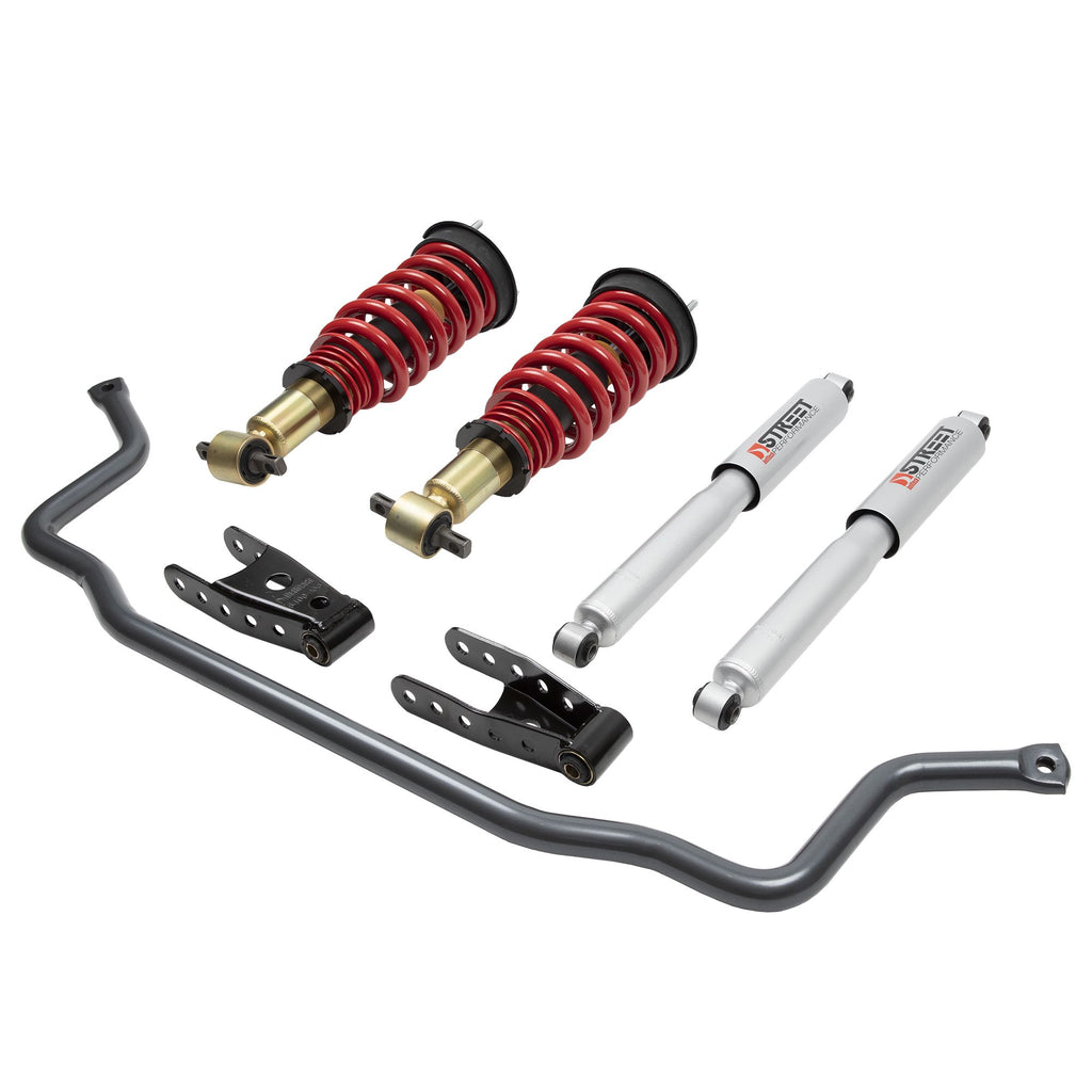 BELLTECH 985HK PERF HANDLING KIT Complete Kit Inc. Height Adjustable Front Coilovers & Front Sway Bar 2014-2018 Chevrolet Silverado/Sierra 1500 (All Cabs) Short Bed