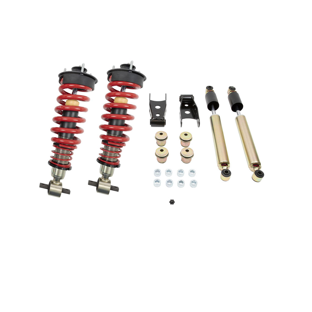 BELLTECH 985SPAC PERF COILOVER KIT + Complete Kit Inc. Damping/Height Adjustable Front Coilovers 2007-2018 Chevrolet Silverado/Sierra 1500 (All Cabs) Short Bed