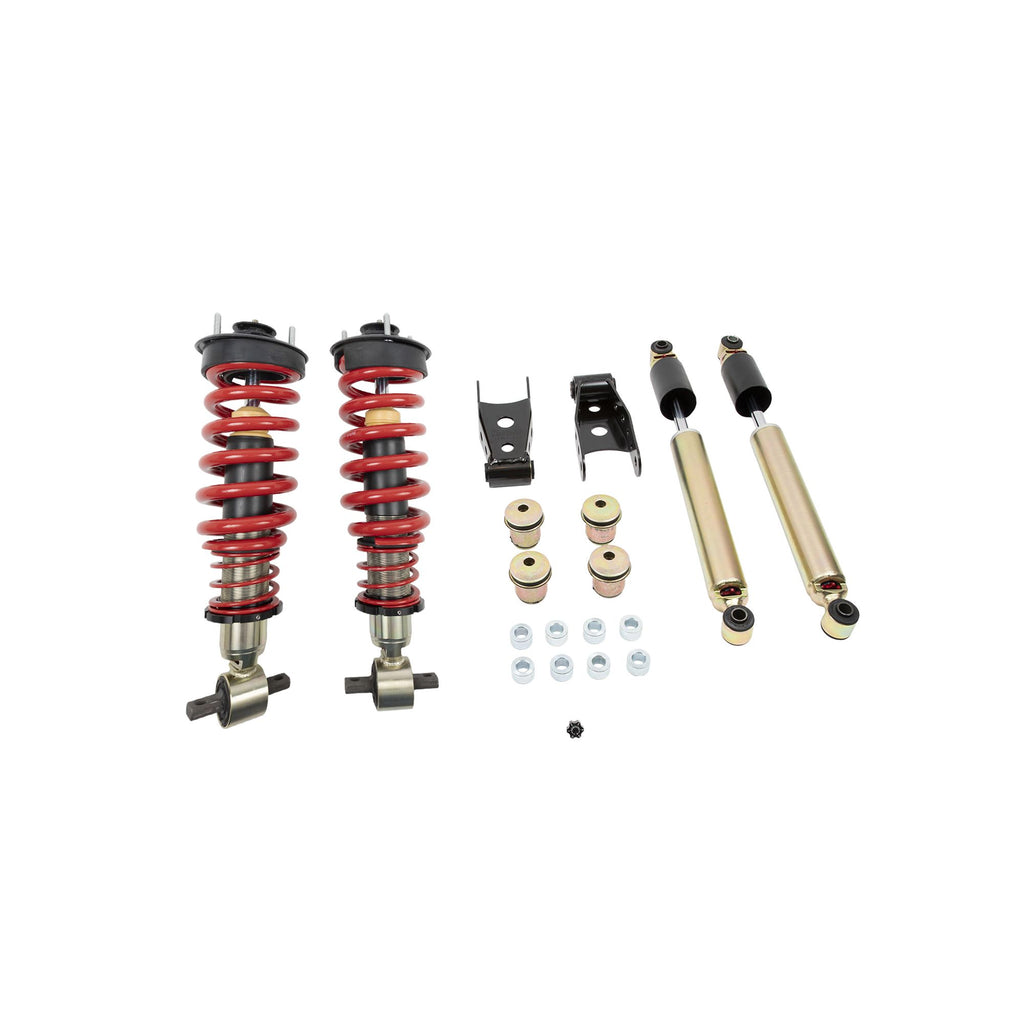 BELLTECH 985SPAC PERF COILOVER KIT + Complete Kit Inc. Damping/Height Adjustable Front Coilovers 2007-2018 Chevrolet Silverado/Sierra 1500 (All Cabs) Short Bed